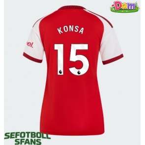 Arsenal Ezri Konsa #15 Hemmatröja Kvinnor 2026-27 Kortärmad